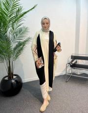 siyah 7816 kimono kap