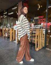 taba kargo cepli deri pantolon 2