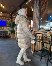 bej 2091 şişme mont 6