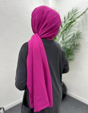 fuşya ince pamuk ayrobin şal 3