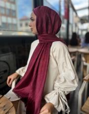 bordo g logolu ipek kaşmir  2