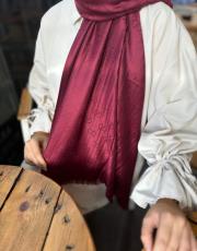 bordo g logolu ipek kaşmir  3