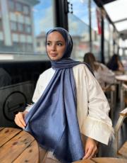 indigo g logolu ipek kaşmir 