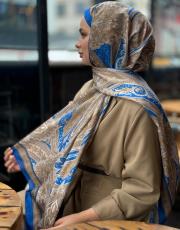 saks mavi etro desen şal 2