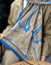 saks mavi etro desen şal 3
