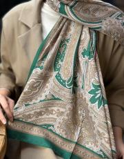 zümrüt yeşil etro desen şal 3