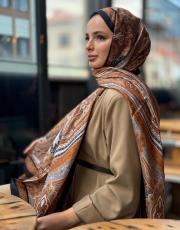 siyah-kahve etro desen şal