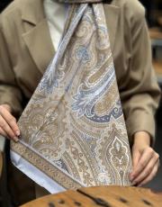 gri-kahve etro desen şal 3