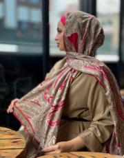 fuşya etro desen şal 2