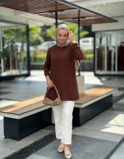 kahve 5006 basic tunik 2