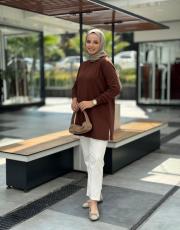 kahve 5006 basic tunik 3