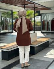 kahve 5006 basic tunik 4