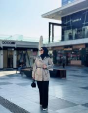 vizon deri detaylı trençkot