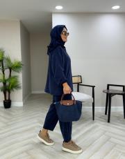 lacivert 541 oysho takım 3