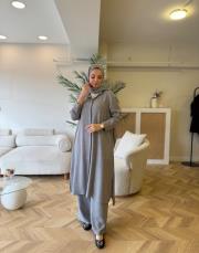 gri 7659 üçlü takım 2