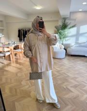 açık krem 2756 gömlek