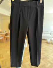 siyah krep havuç pantolon 2