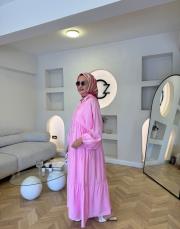 pembe 1551 elbise 2