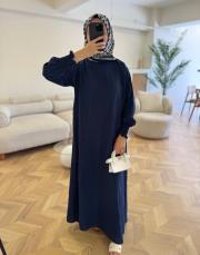 lacivert 2230 elbise 3