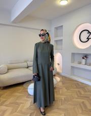 çağla 5650 keten elbise