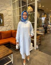 bebe mavisi 5863 araboy gömlek