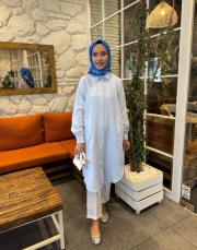 bebe mavisi 5863 araboy gömlek 2