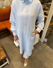 bebe mavisi 5863 araboy gömlek 5