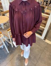 bordo 2780 gömlek 4