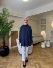 lacivert 5376 gömlek