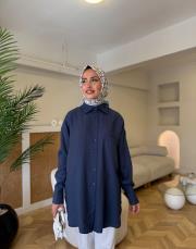 lacivert 5376 gömlek 3