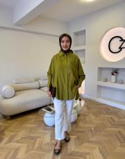 yağ yeşili 5379 gömlek