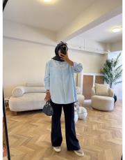 bebe mavisi 5784 gömlek