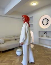 açık krem 5874 gömlek 3