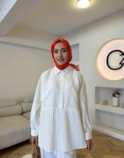 açık krem 5874 gömlek 5