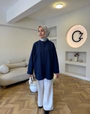 lacivert 2998 gömlek