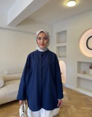 lacivert 2998 gömlek 3