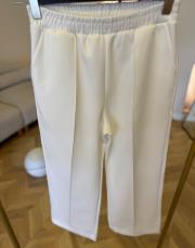 beyaz 1568 bilek boy çimalı scuba pantolon 3