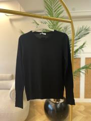 siyah 5505 soğuk iplik triko kazak