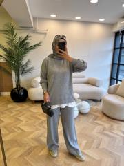 gri 4129 triko takım 2