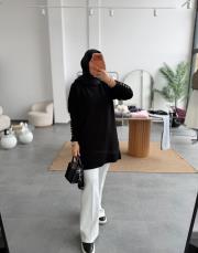 siyah 4107 triko tunik