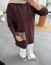 kahve 4107 triko tunik 3