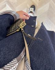 lacivert denim trench 6