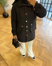 siyah kapitone mont 4