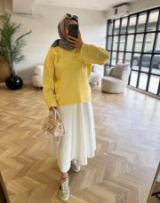 sarı 2621 triko kazak 3