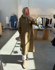 olive 2992 fermuarlı kap