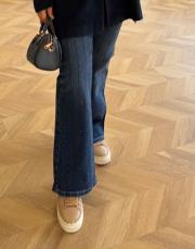 lacivert ispanyol taşlı denim pantolon 4