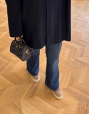 lacivert ispanyol taşlı denim pantolon 5