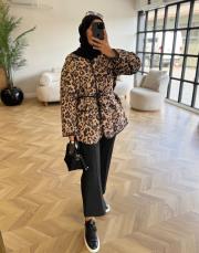 siyah leopar  kapitone kap 2