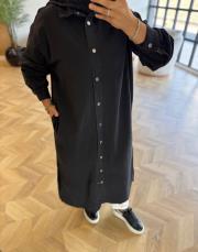 siyah 9058 denim araboy gömlek 3