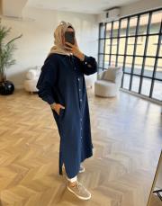 lacivert 9058 denim araboy gömlek 2